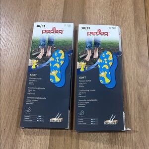 2 sets Blue Cushioning Insoles